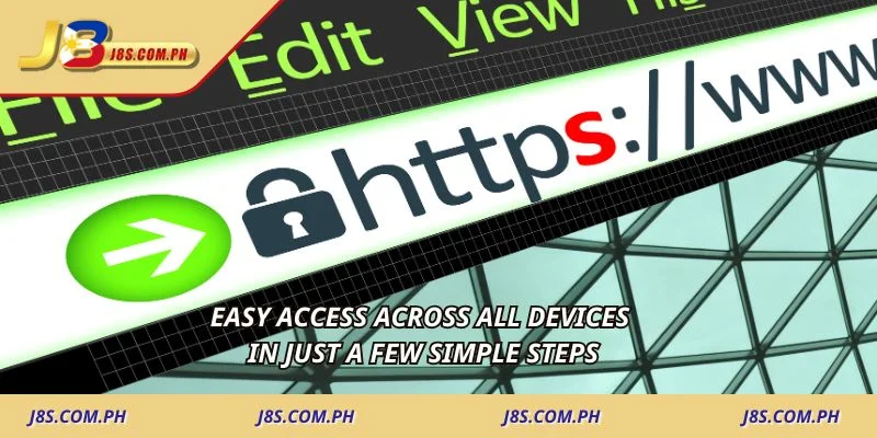 Log in to J8 quickly and with absolute security