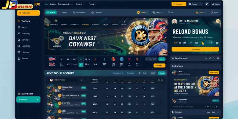Example of Reload Bonus Interface
